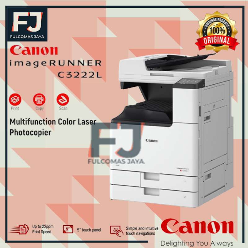 Jual Canon IR C3222L DADF Mesin Fotocopy Warna Ukuran Kertas A3 A4