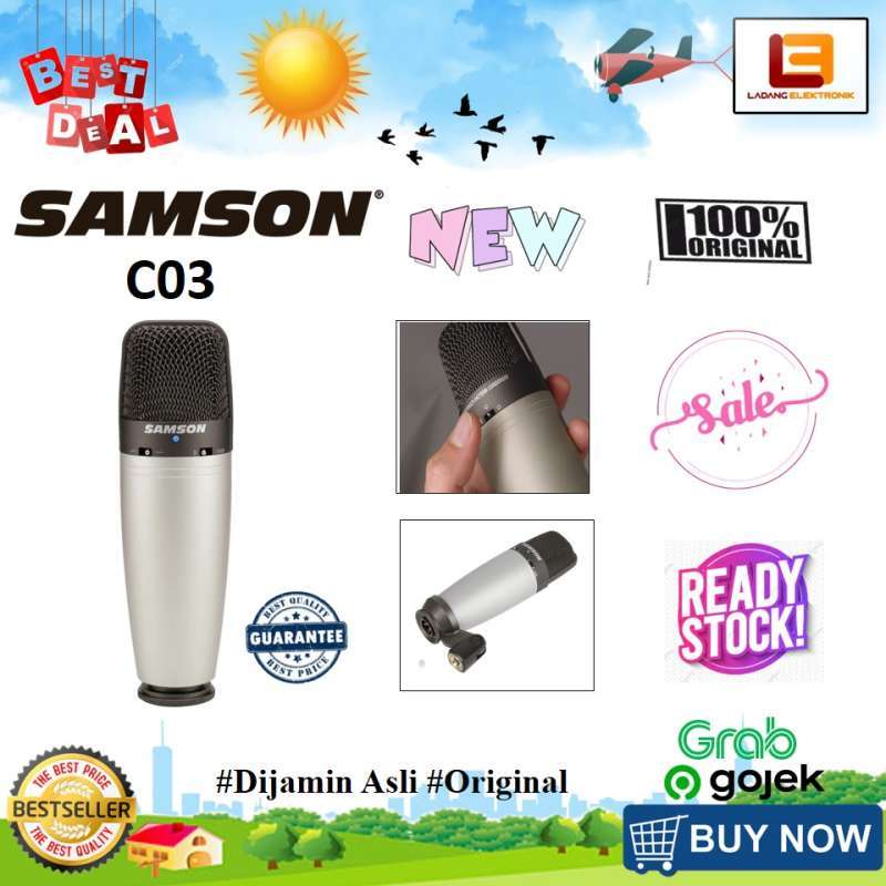 Jual Samson C03 Multi Pattern Condenser Microphone di Seller Ladang