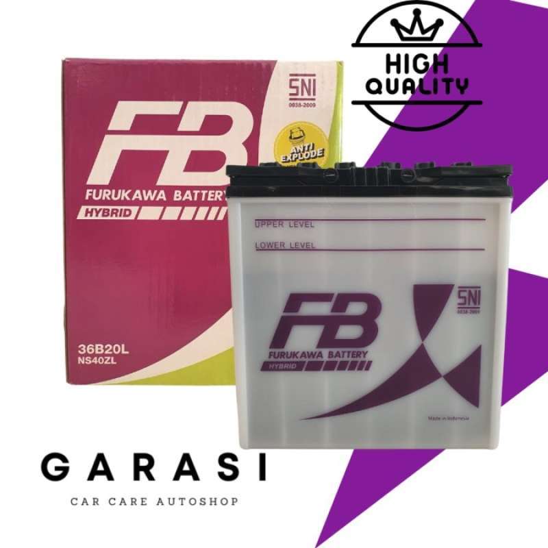Promo Aki Mobil FB Furukawa Battery NS40ZL Hybrid Diskon 23% di Seller