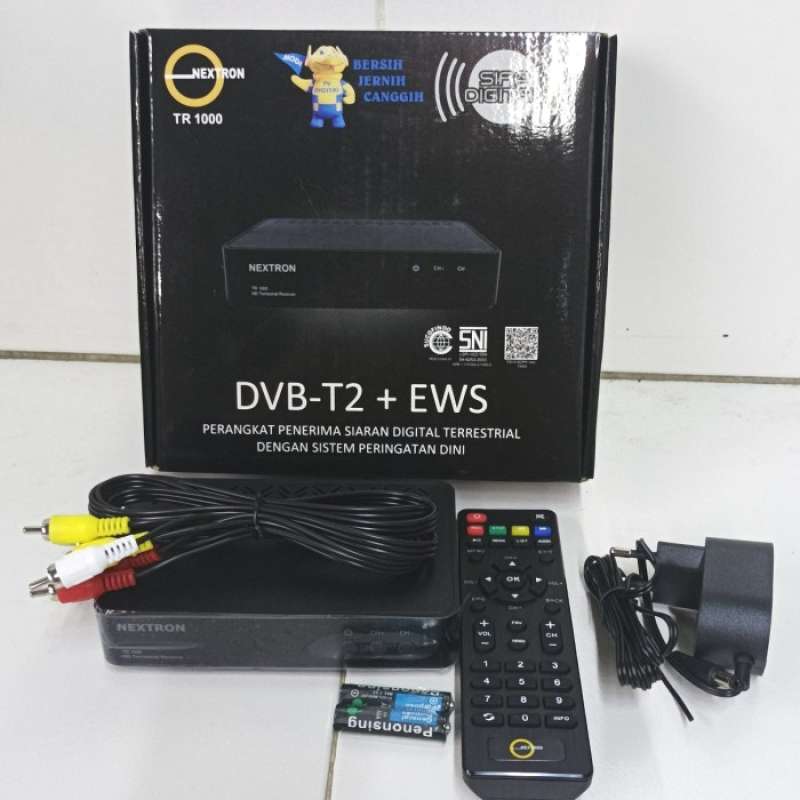 Promo Set Top Box TV Digital DVB T2 Nextron TR1000SE rekomendasi
