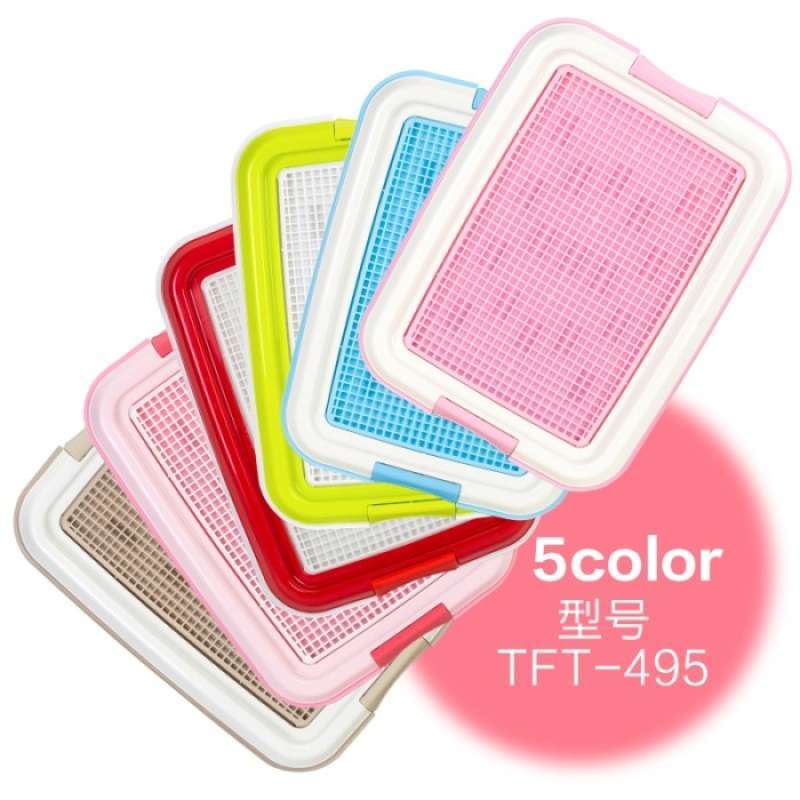 Jual Pet Toilet Pee Poop Training Pad Tray Anjing Tatakan Tempat