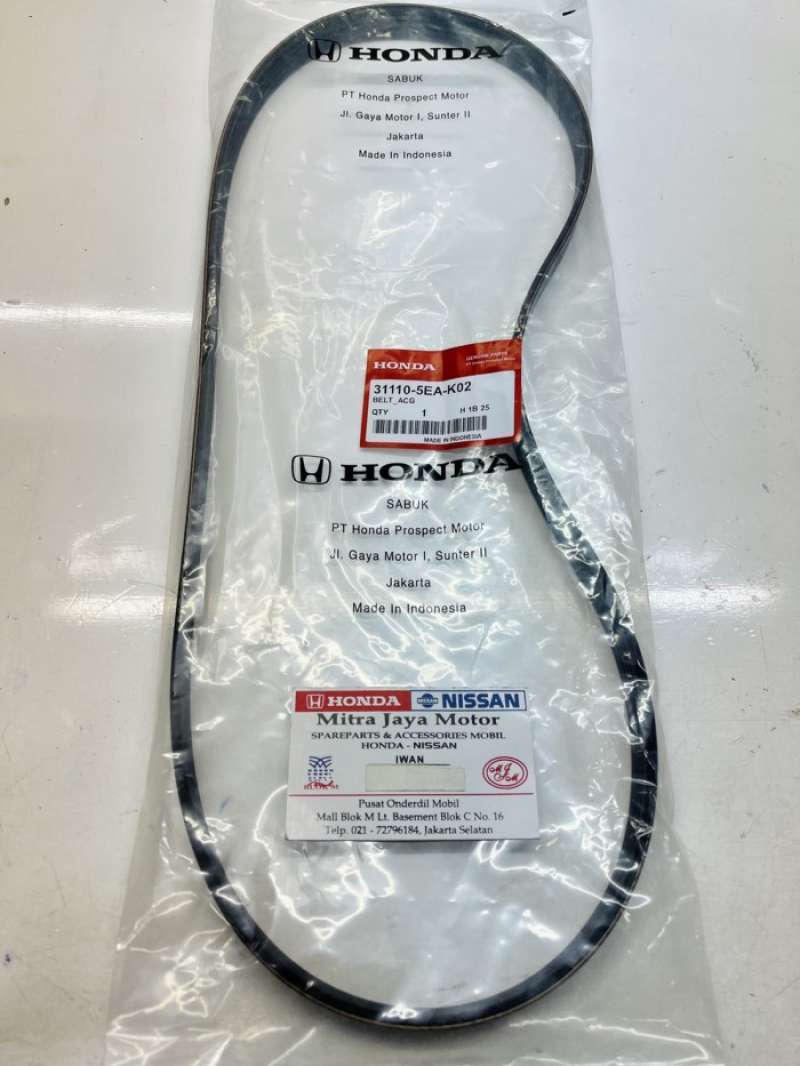 Jual Fan Belt Honda Mobilio 31110 5ea K02 Original Honda Harga Termurah