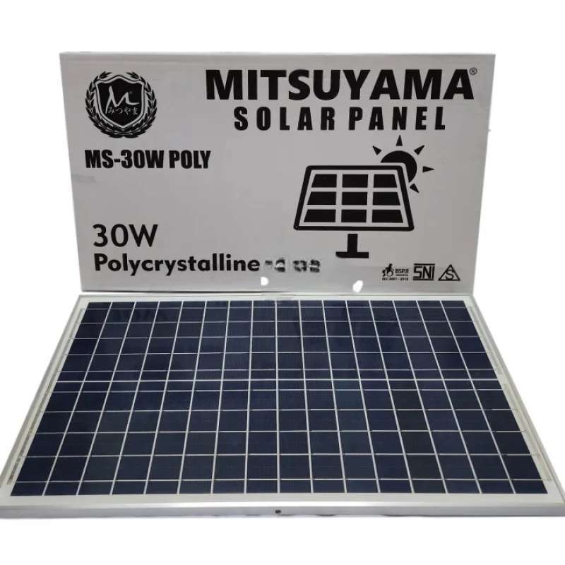 Promo Solar Panel 30wp Poly Crystalline Solar Cell Panel Surya 30 Watt ...