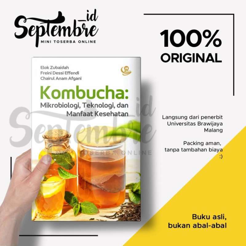 Jual Buku Original Kombucha Mikrobiologi, Teknologi, dan Manfaat