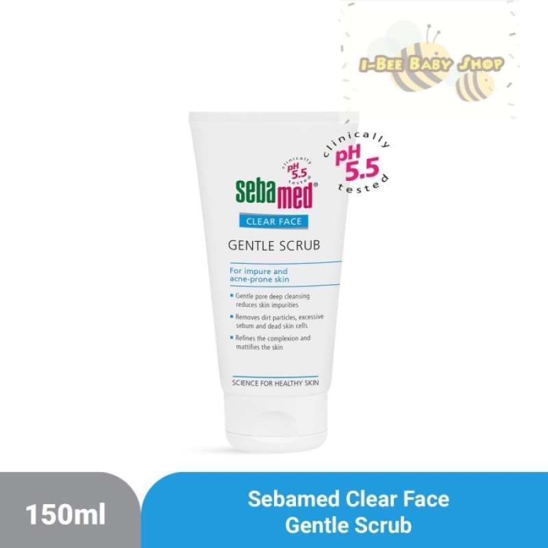 Jual SEBAMED CLEAR FACE Gentle Scrub 150ml / Scrub Cuci Muka di Seller