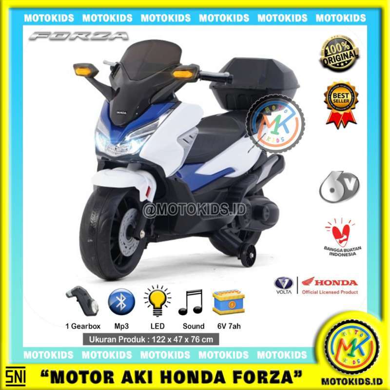 Jual Motor Aki Anak HONDA FORZA LISENSI - Dus Standar Putih di Seller