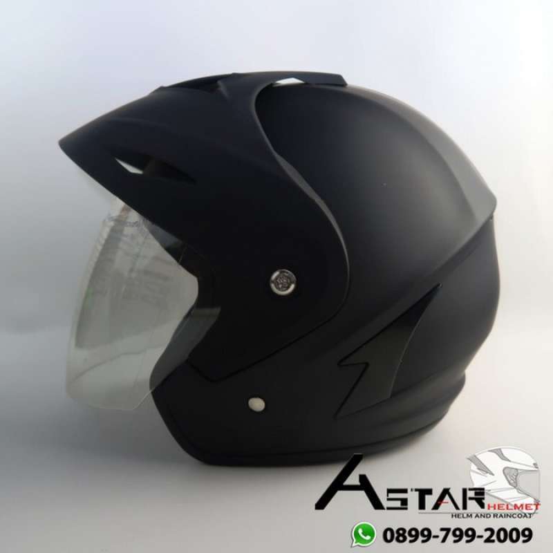 Promo Helm Half Face Ukuran Xl Xxl Transformer Hitam Doff Ink Kyt Asv