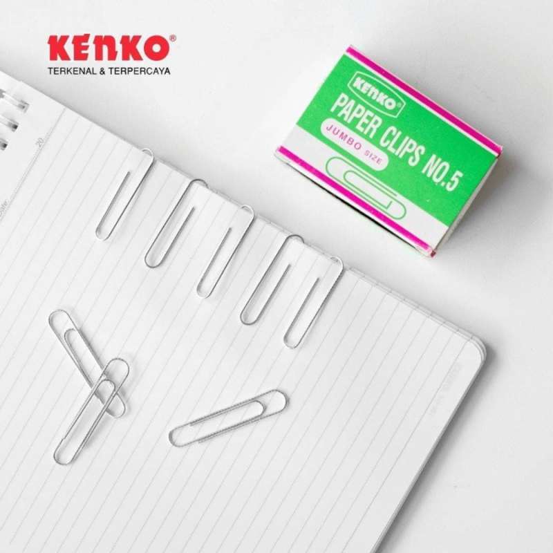 Jual Paperclip No 5 Jumbo Klip Penjepit Kertas Berkas File Di Seller