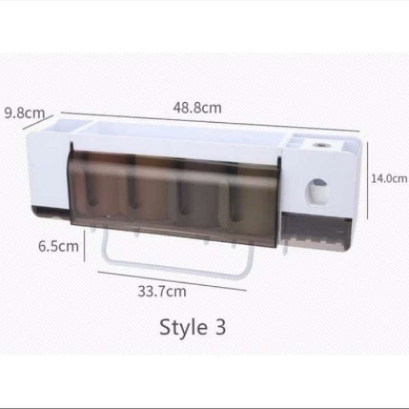 Promo Dispenser Pasta Gigi Anti Debu Set Multifungsi 4 Cup Vintage ...