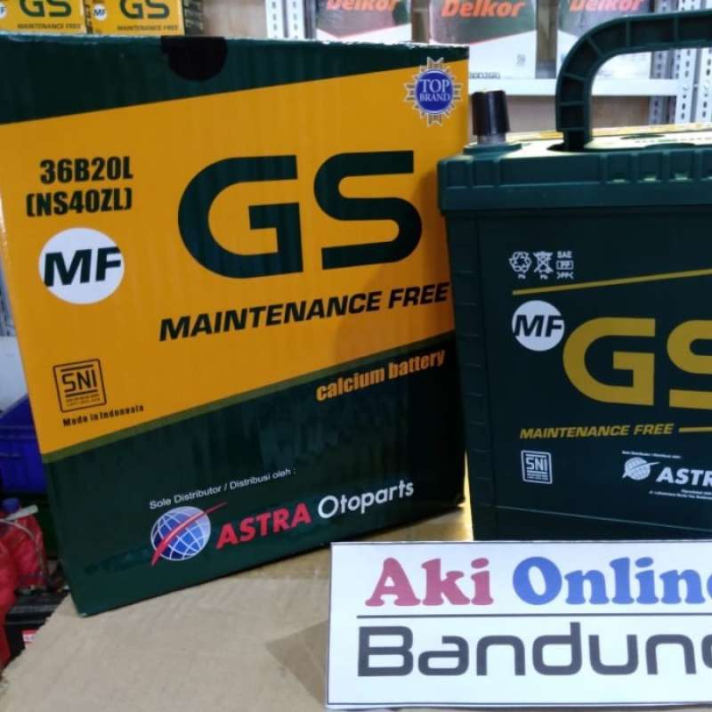 Promo Aki mobil NS40zl GS MF ASTRA toyota AGYA Diskon 23% di Seller
