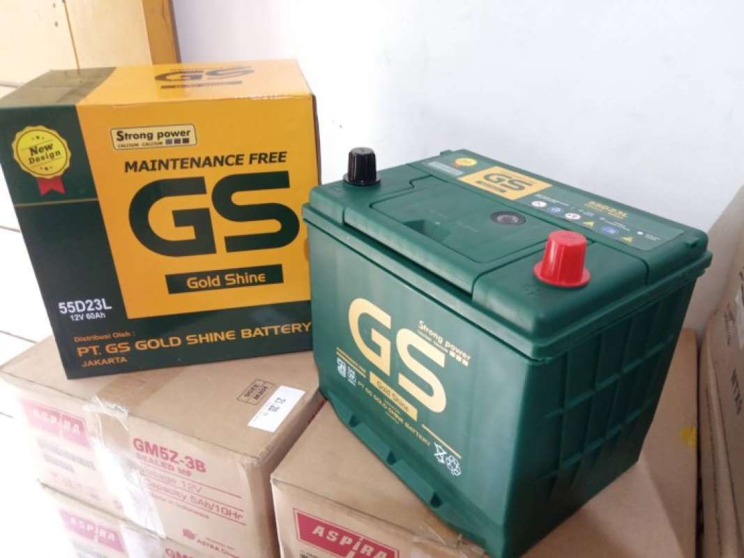 Promo Aki 55D23L GS MF 12 Volt 60 Ampere Diskon 23% di Seller Zuma