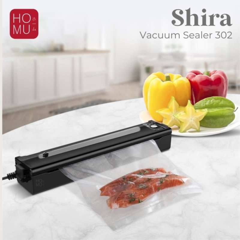 Promo Homu Shira 302 Vacuum Sealer Double Suction Motor W Window