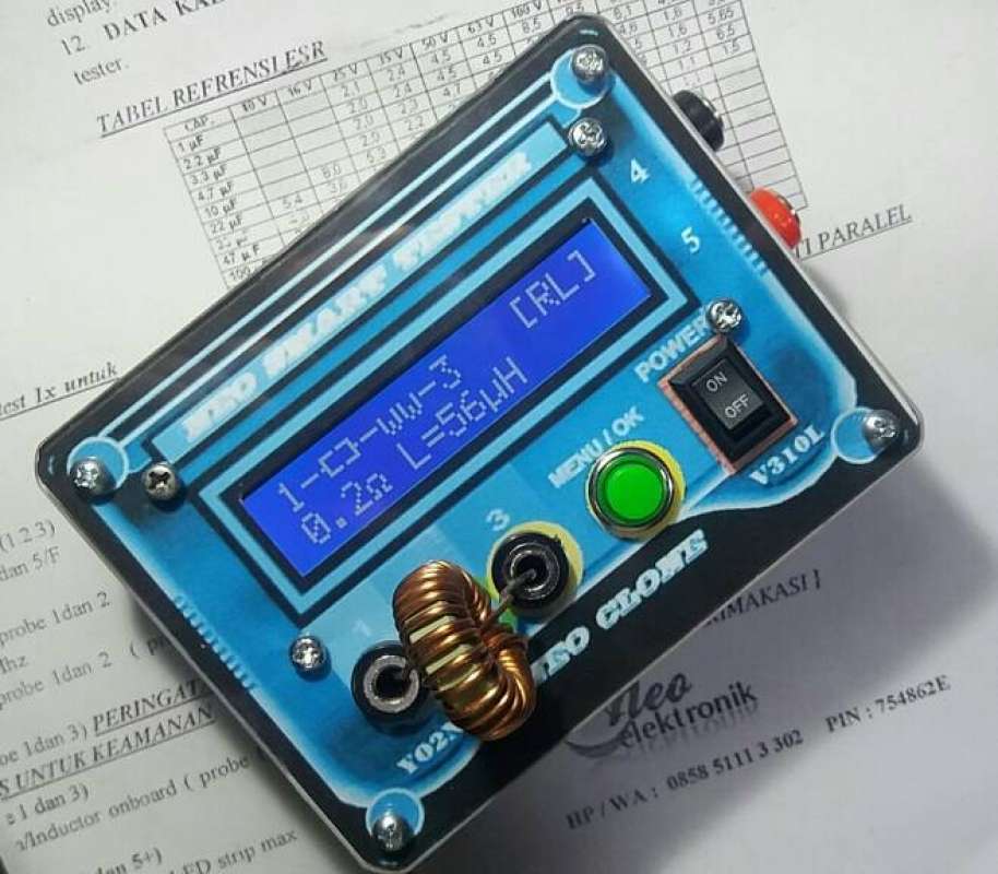 M6013 Digital Capacitor Tester – 0.01pF To 470000uF Auto Ranging Capacitance Meter 1 thumbnail image