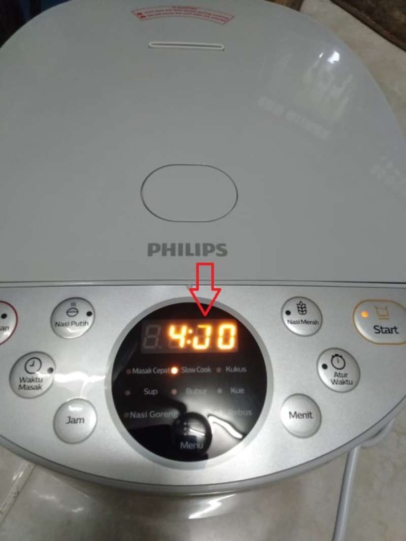 Jual Philips Digital Rice Cooker [1.8 L] Hd4515/30 Minus Lampu