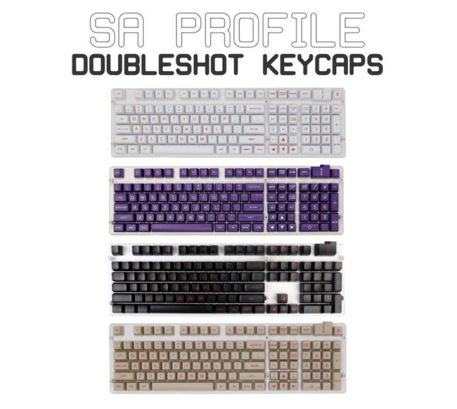 Promo sa profile keycaps abs double shot mechanical keyboard Diskon 9% ...
