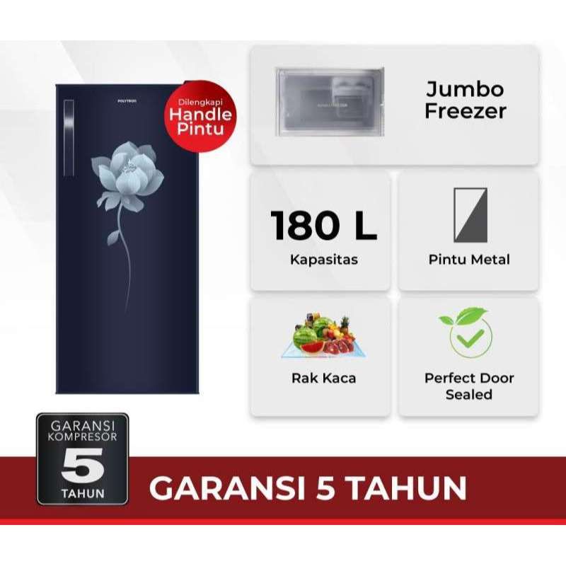 Jual Kulkas 1 Pintu Polytron Terbaru Original, Murah & Diskon Maret