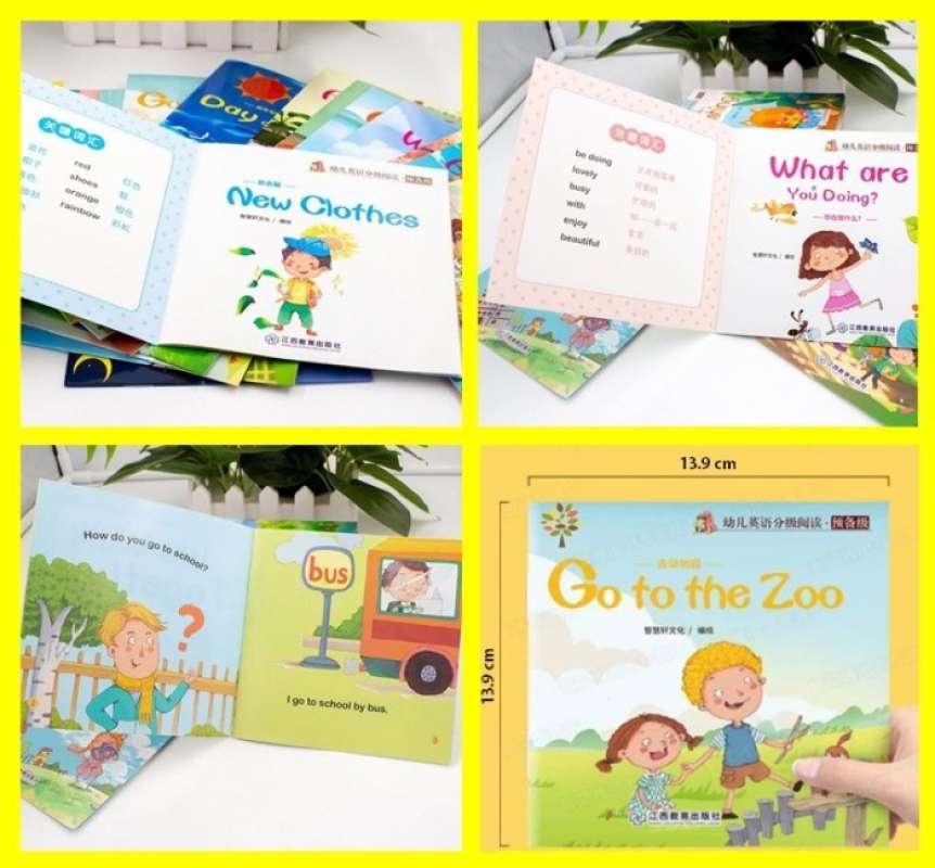 Jual English Story Book Set 60 Buku Cerita Mini Import Anak Bahasa ...