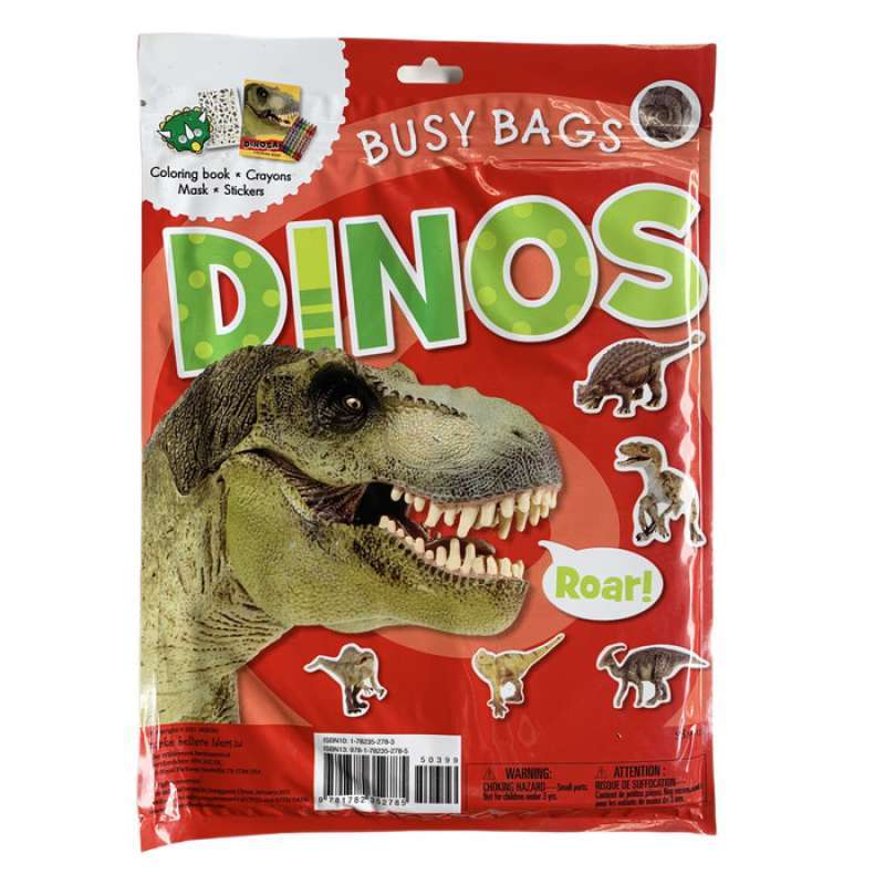 Jual Buku Mewarnai Anak - Dinosaurus Coloring Book (Busy Bags) di