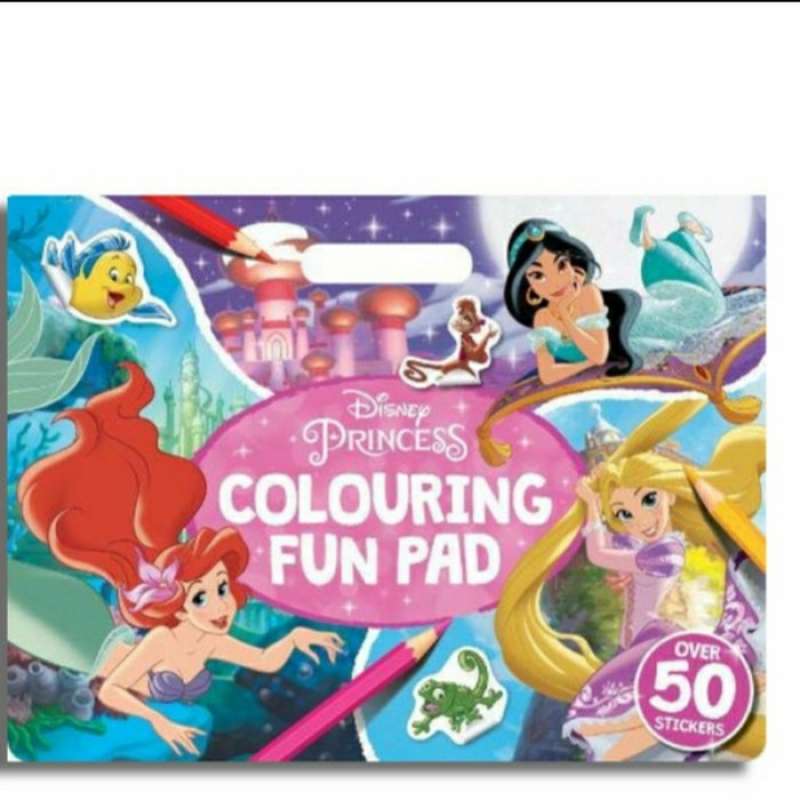 Jual Buku Mewarnai Disney Princess Ukuran Jumbo A3 Disney Coloring Book