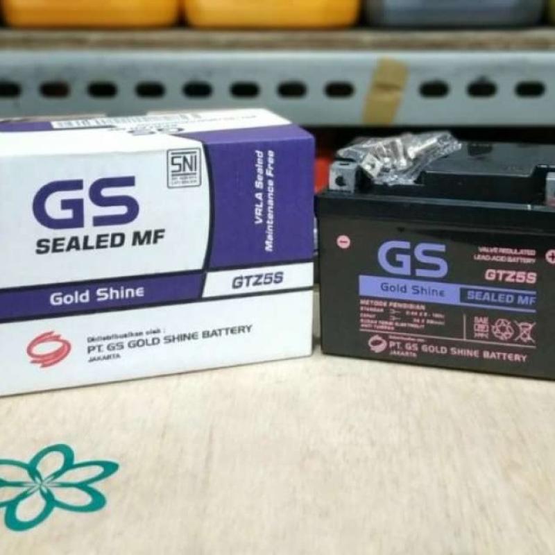 Promo AKI MOTOR GS GOLD SHINE GTZ5S-BS ACCU GS GOLDSHINE GTZ5S-BS XTRA
