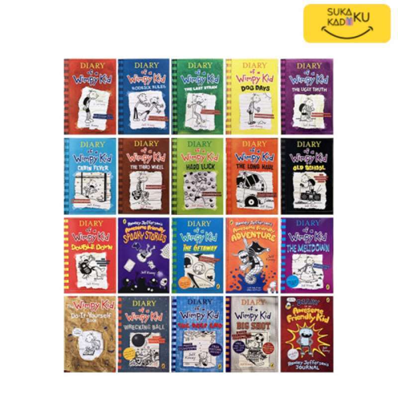 Promo Diary Of A Wimpy Kid Box Set Book Buku Cerita Anak Import