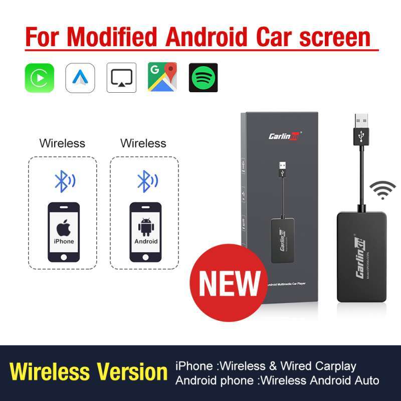Promo CARLINKIT Wireless CPC200-CCPA Dongle Carplay Android Auto ...