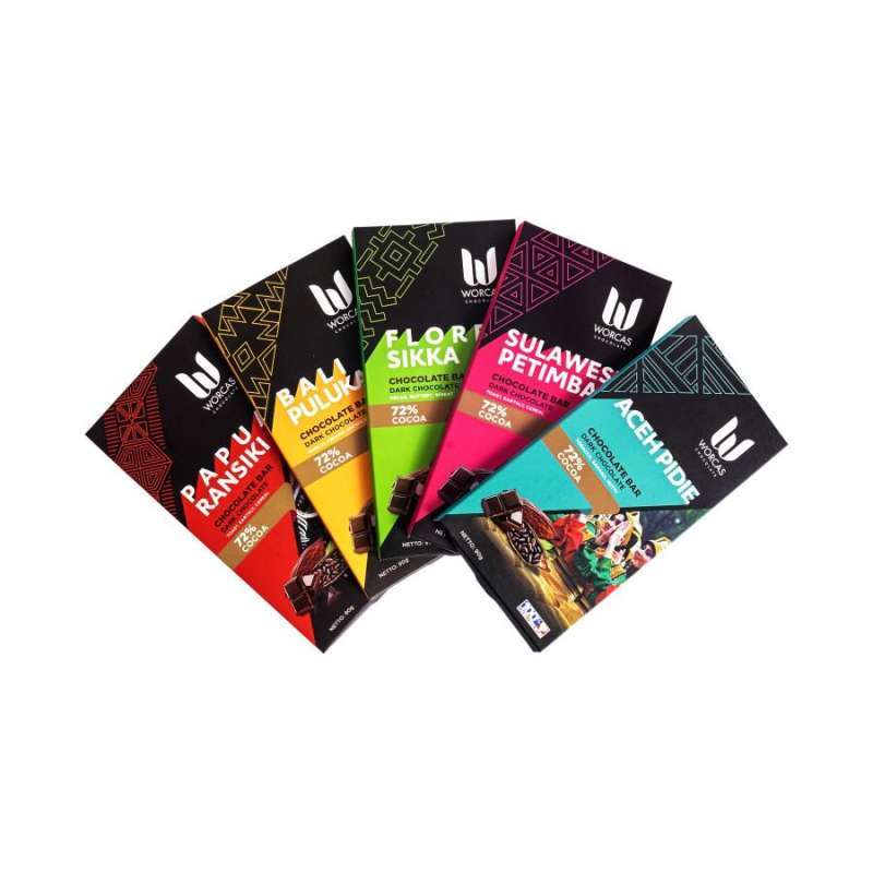 Jual Worcas Chocolate Bar Dark Chocolate Flores Sikka Di Seller Worcas ...