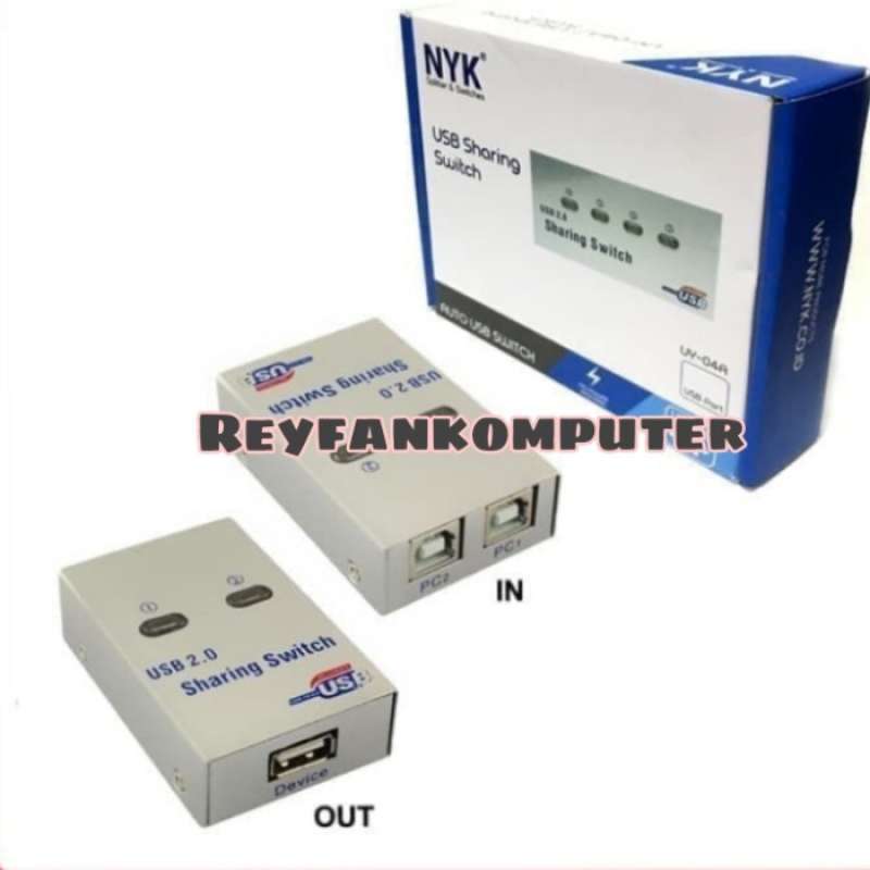 Promo Auto Switch Hub Printer 2 Port Usb Sharing Switcher 12 Diskon 23