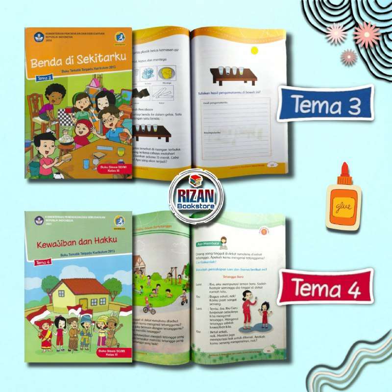 Jual Buku Tematik SD Kelas 3 Tema 1-8 Edisi Revisi Tahun 2018 - TEMA 4 ...