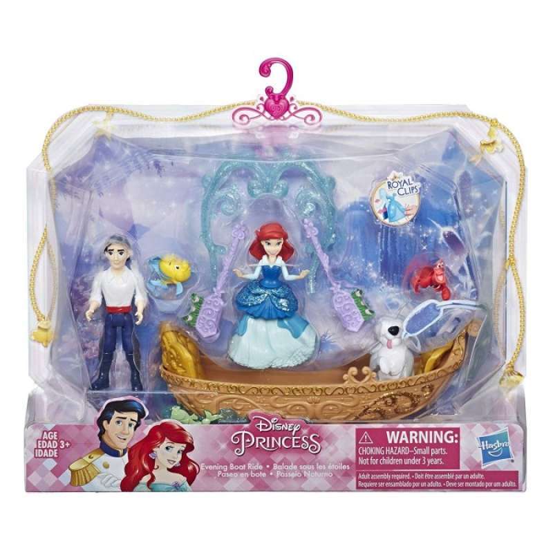Jual Disney Princess Evening Boat Ride, Ariel And Prince Eric Dolls Di ...