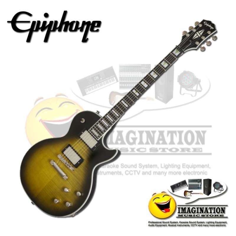 Promo Epiphone Les Paul Prophecy Electric Guitar Olive Tiger Aged