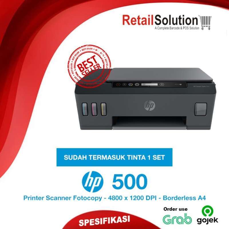 Promo HP Smart Tank 500 AIO Printer - Print Scan Copy USB Pengganti HP ...