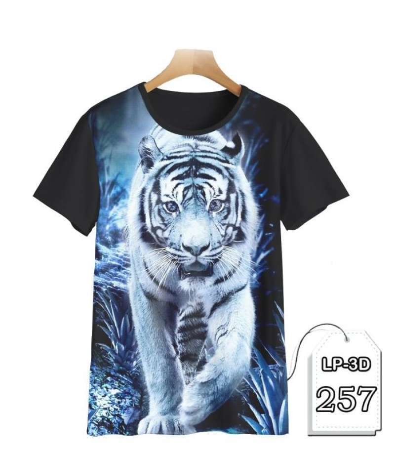 Jual Kaos Harimau Sumatera Printing 3d Baju Anak Harimau Putih #lp3d ...