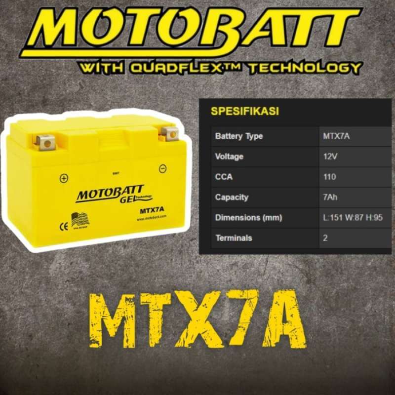 Promo Mtx7A Motobatt Aki Kering Motor Benelli Seta 125 Diskon 17% di