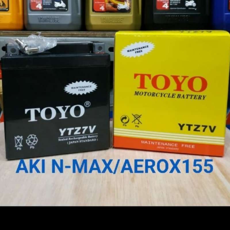 Promo Aki Toyo Ytz7V /Aki Toyo Nmax (100% Original) Diskon 17% di