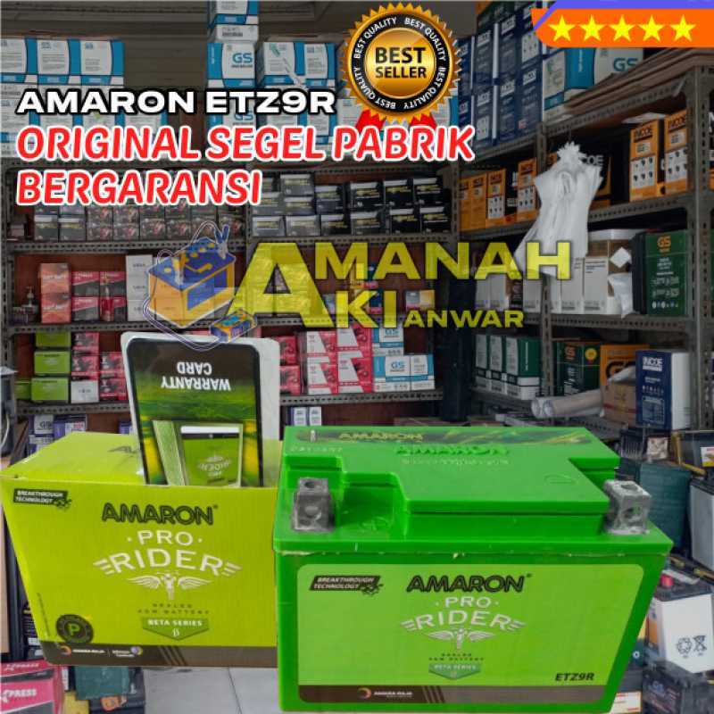 Promo Aki Kering Amaron Etz9R - Untuk Motor Kymco: Kymco Matic 125Cc