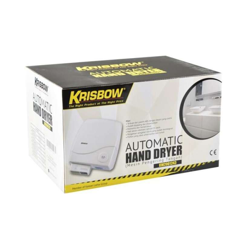 Krishbow Rhea Promo Krisbow Automatic Hand Dryer 1000 W Diskon 15% Di Seller Krisbow ...