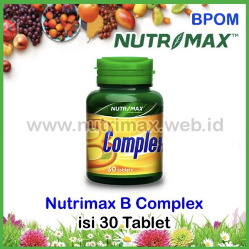 Promo NUTRIMAX B COMPLEX/KOMPLEKS VITAMIN UNTUK KESEHATAN SARAF/SYARAF