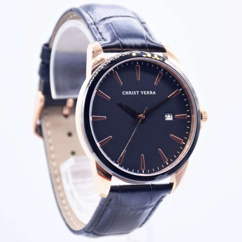 Promo Jam Tangan Christ Verra Cv 12073g25 Slv & Cv 12073g28 Blk Jam