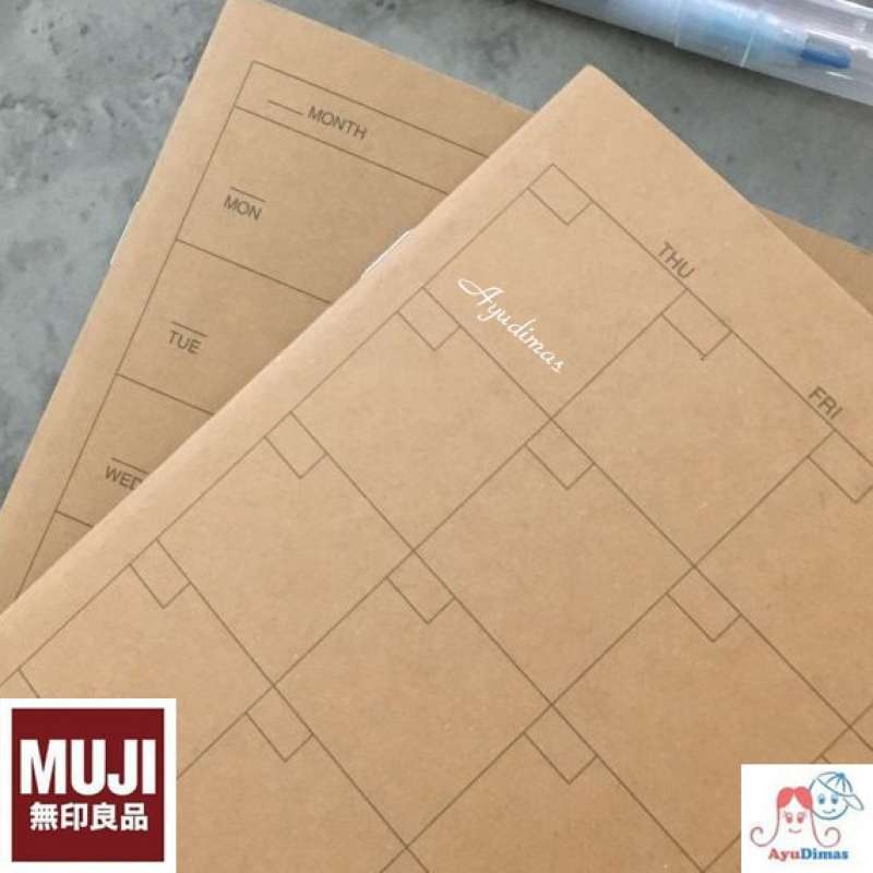 Jual Muji Monthly Weekly Notebook A5 Planner Agenda Monthly Jual muji monthly weekly notebook a5 planner agenda monthly
