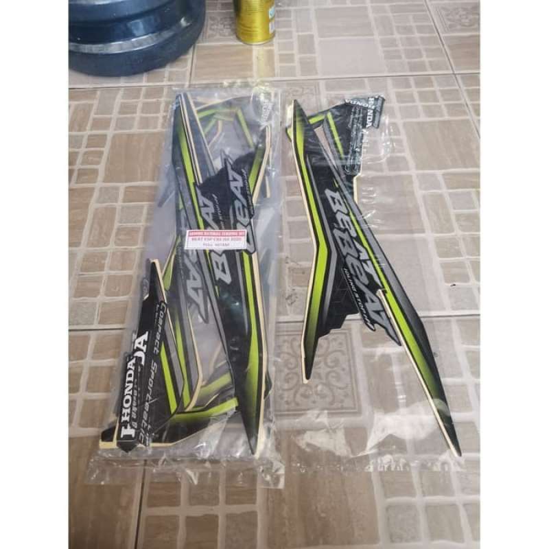 Promo Stiker Bodi Lis Body Striping Beat Fi 2020 Cbs Iss Hitam Full Ijo