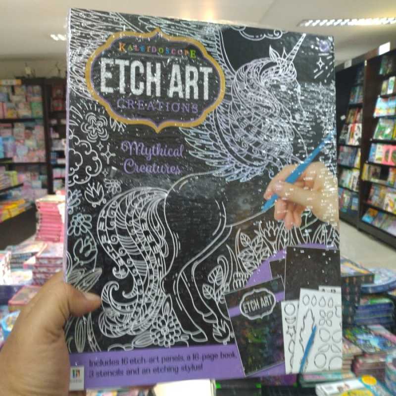 Promo Kaleidoscope Etch Art Creations Mythical Creatures Diskon 33 di