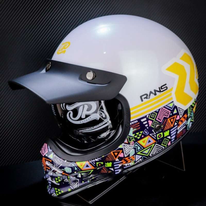 Promo Helm Jpx Jp Signature Nohea Rans Se White Retro Classic Ddring ...