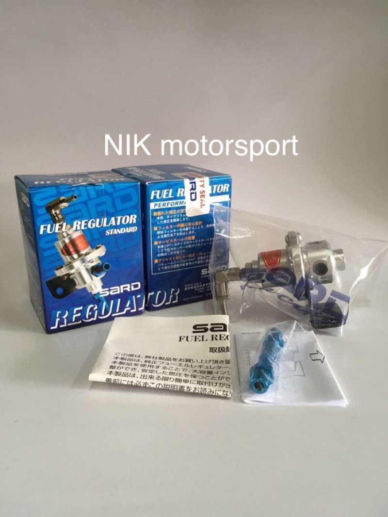 Promo Fuel Pressure Regulator Sard Small Original Set Adaptor Dan