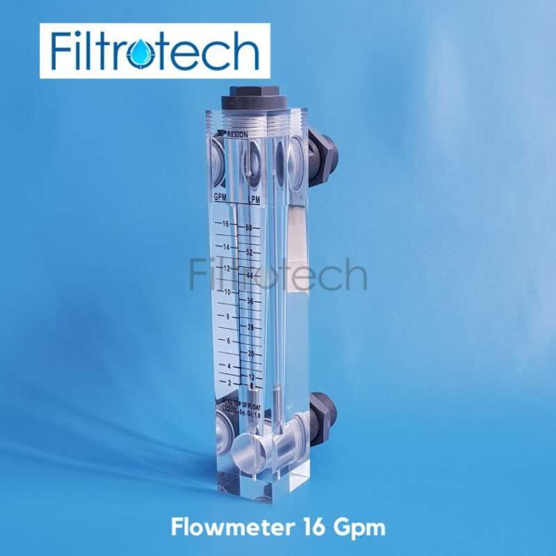 Promo Presion Flowmeter Rotameter Air 10 Gpm, 16 Gpm, 20 Gpm Diskon 16