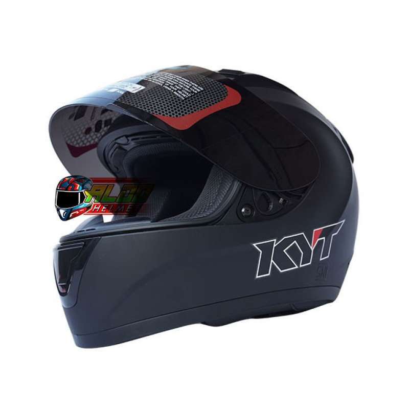 Promo Helm Kyt | Kyt R10 Solid Black Doff | Sni Ori Kyt R 10 | Free ...