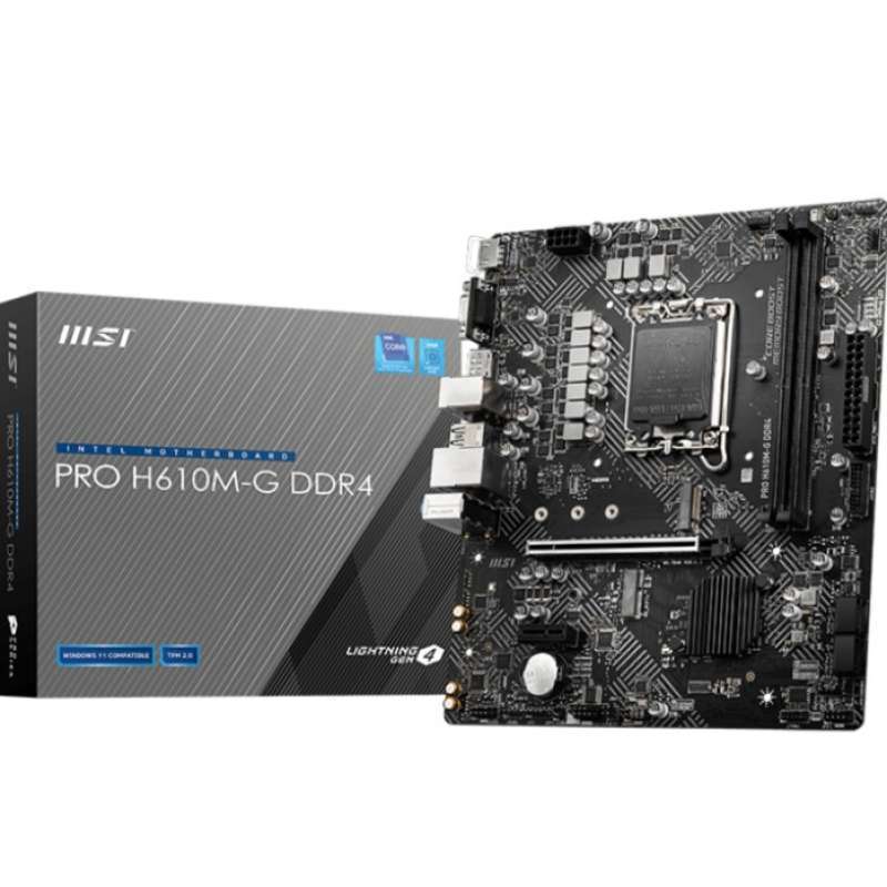Promo Msi Pro H610m-g Ddr4 Intel H610 Lga1700 Motherboard Diskon 23% Di ...