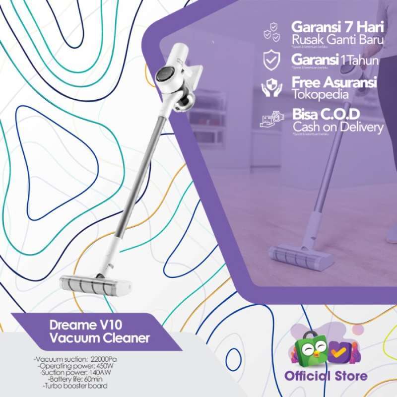 Promo Dreame V10 Handheld Vacuum Boreas Up To 22000Pa cordless Diskon