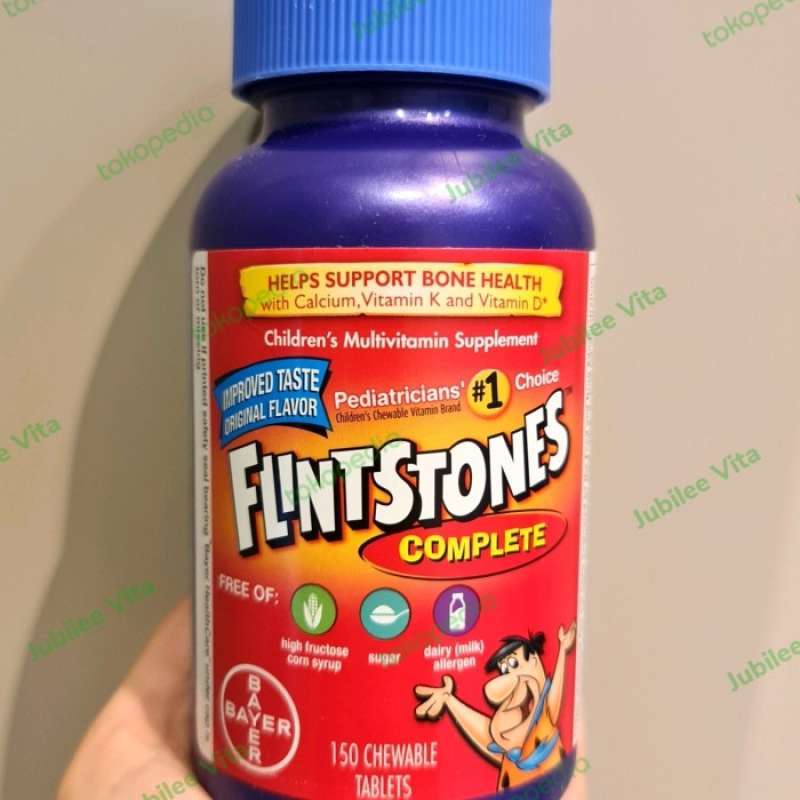 Promo Flintstones Complete Multivitamin Anak, Calcium D3 K2, 150 Tab
