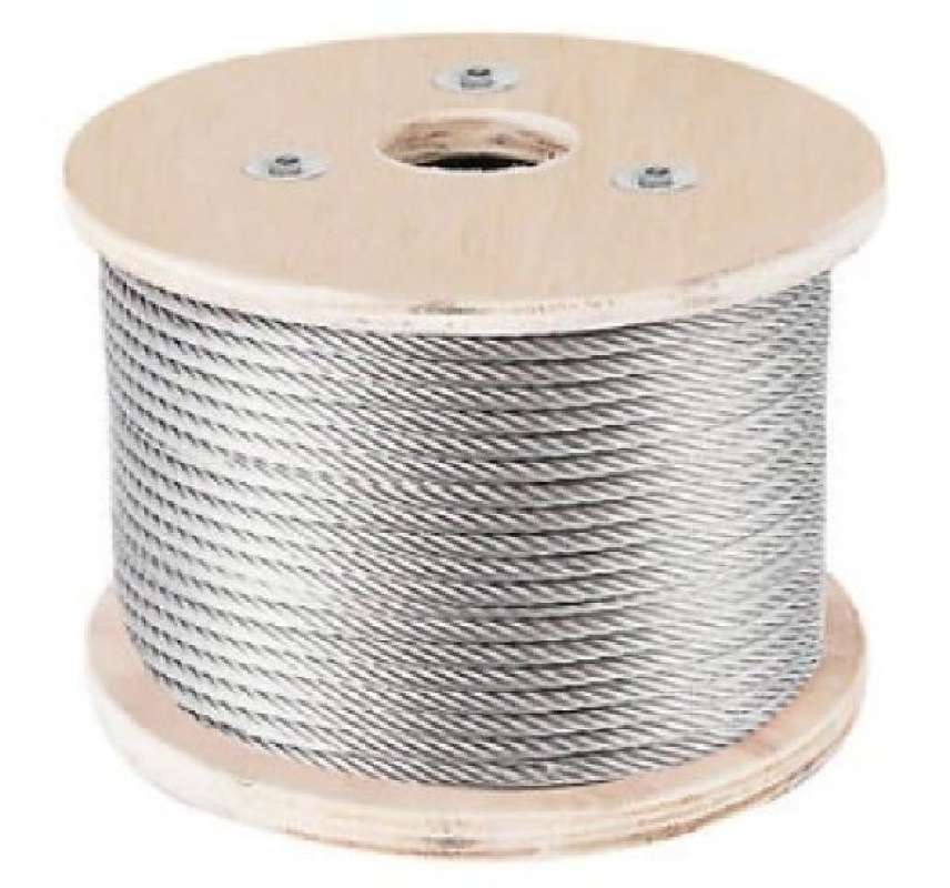 Jual Kawat Baja / Wire Rope Stainless 304 Ukuran 6 mm Korea di Seller PT Anugrah Sukses Marine